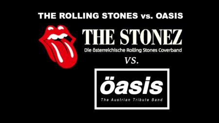 Logo THE ROLLING STONES vs. OASIS