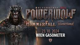 Logo POWERWOLF  | HAMMERFALL | WIND ROSE