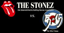 Logo THE ROLLING STONES vs. THE WHO